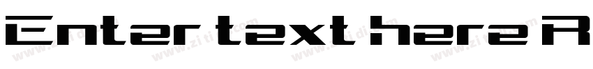 Enter text here Rese字体转换